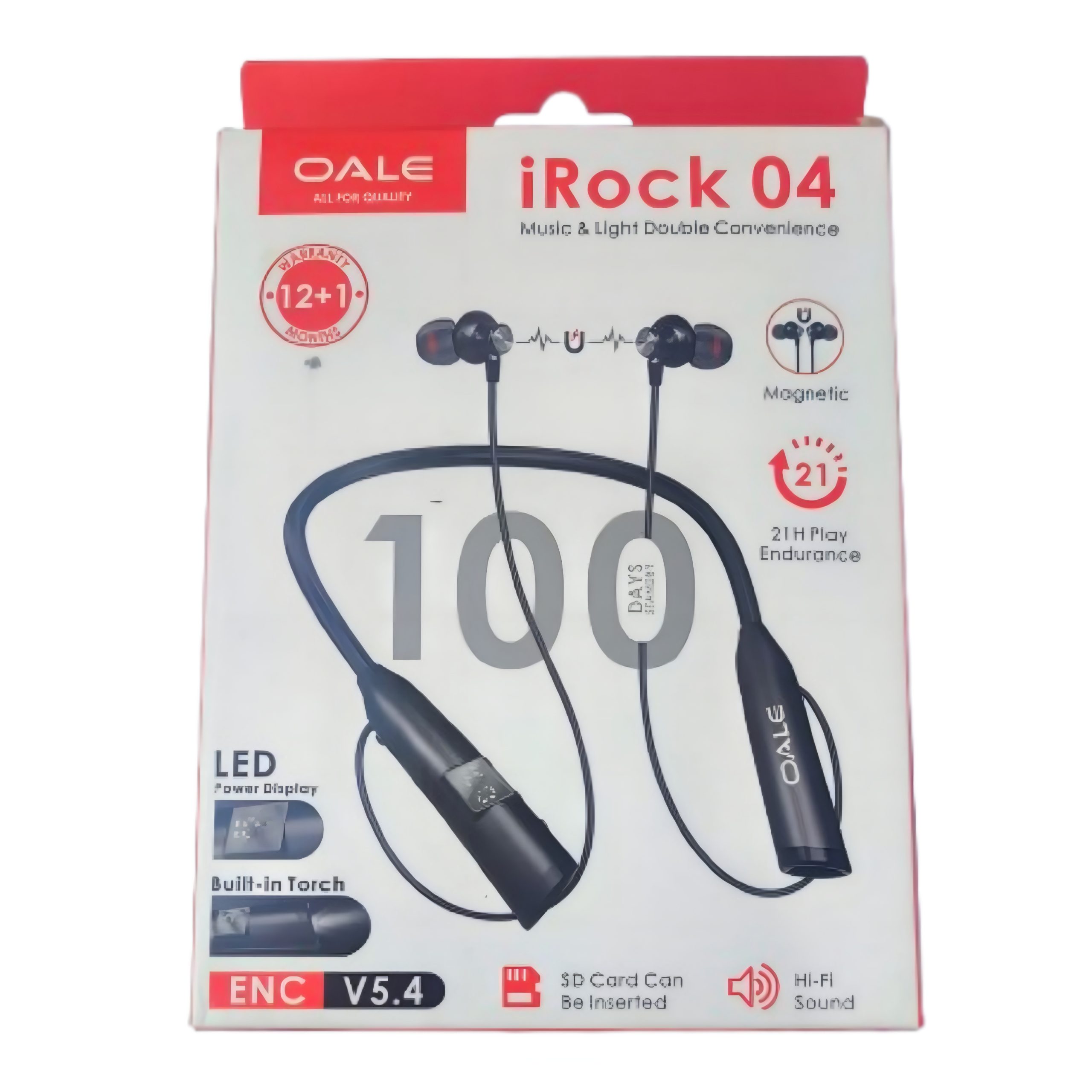 هندزفری گردنی OALE مدل iRock 04