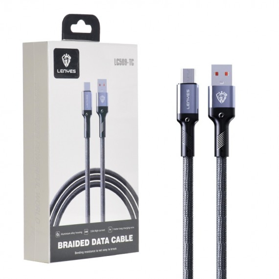 کابل شارژ USB به USB-C لنیس مدل LC509-TC کابل شارژ USB به USB-C لنیس مدل LC509-TC