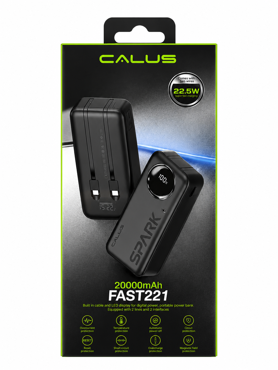 پاوربانک CALUS FAST221 ظرفیت 20000