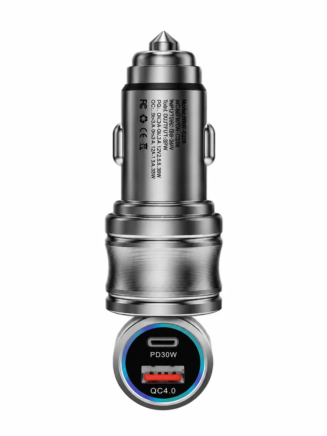 شارژر فندکی خودرو WKN-C208