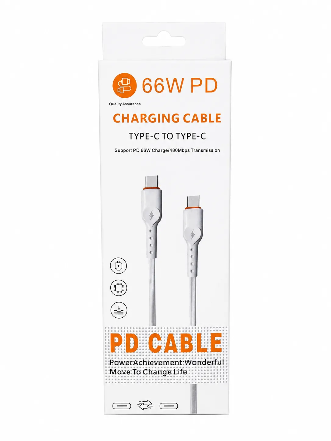کابل شارژ Type-C به Type-C مدل 66W PD