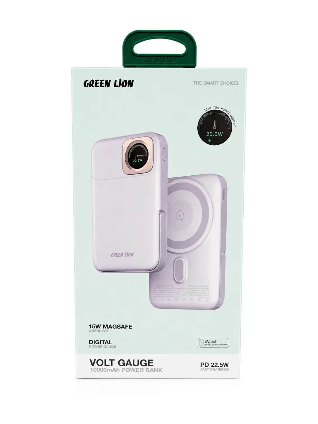 پاوربانک Green Lion Volt Gauge ظرفیت 10000