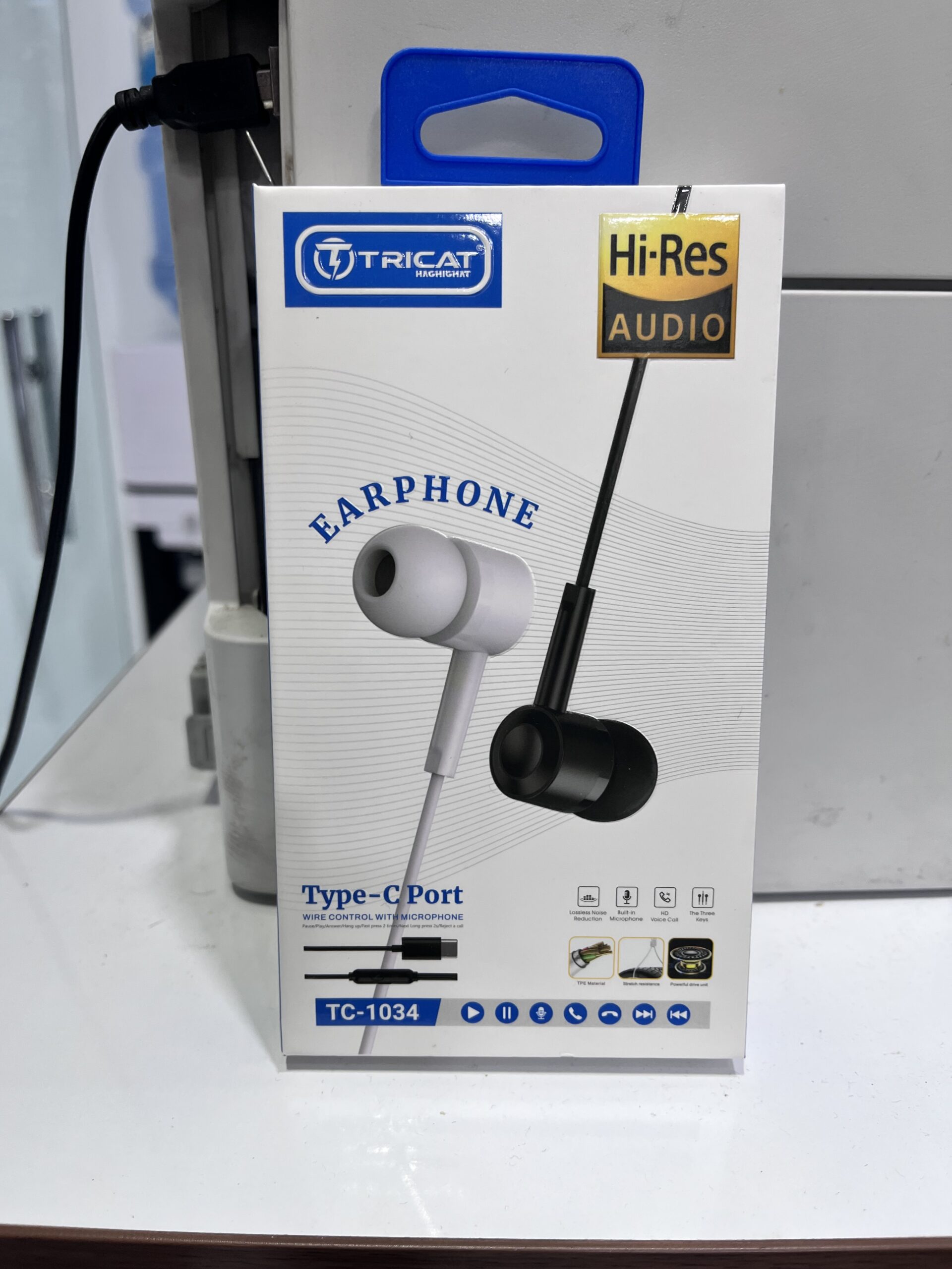 هندزفری Type-C تریکات TC-1034 | سیمی با میکروفون