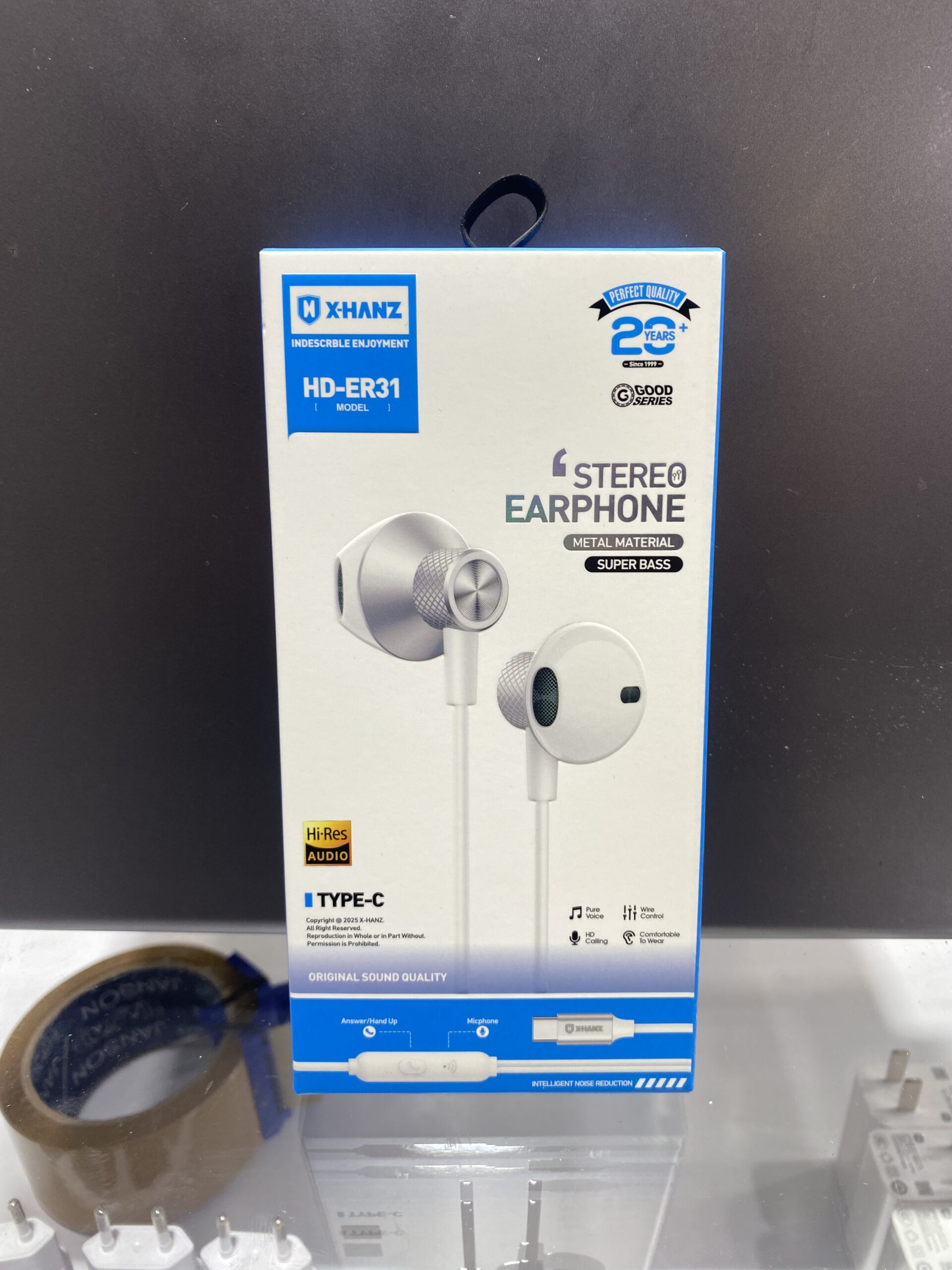 هندزفری سیمی Type-C مدل X-HANZ HD